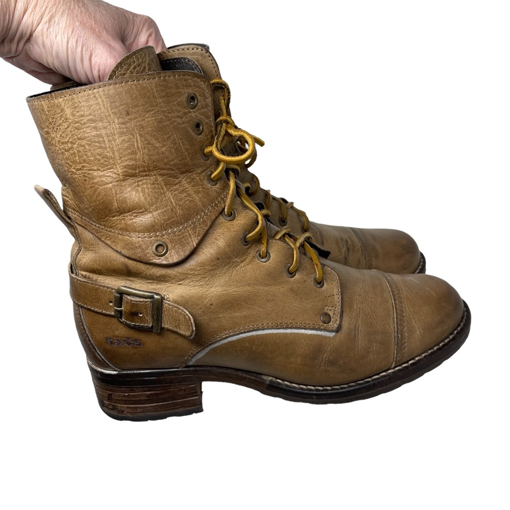 Tao Smoke Tan Crave  Rugged Leather Boots size 42